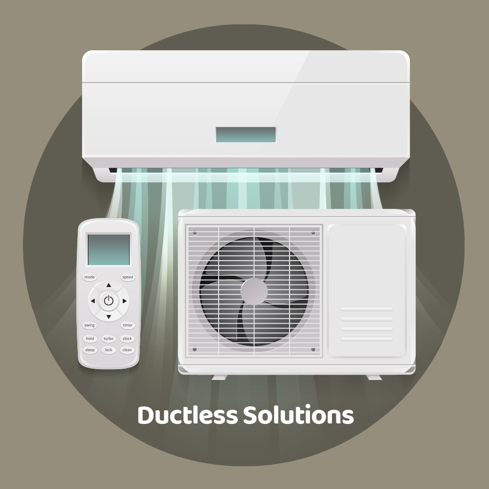 A Ductless Mini Split System is the solution for the problem of heating & cooling houses or rooms without ductwork. Visit Mitsubishi https://discover.mitsubishicomfort.com to see the latest equipment and give us a call.